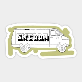 Skidda Truck Sticker